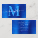 Search for cobalt blue business cards Minimalist