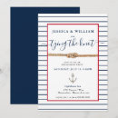 Search for boat engagement party invitations Navy blue