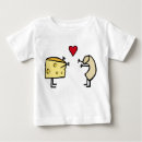 Search for funny food baby shirts Cheese