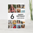 Search for 6 boy birthday cards 6 six years old