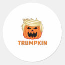 Search for donald trump parody stickers Halloween pumpkin