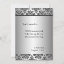 Search for damask design invitations Black