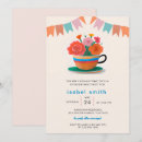 Search for teacup birthday invitations Girl