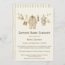 Search for safari baby shower invitations Wild one baby