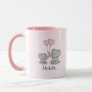Search for cute baby elephant mugs Pink