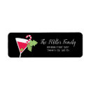 Search for cocktail return address labels Olive