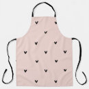 Search for pink heart aprons Cute