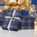 Search for navy plaid wrapping paper Rustic