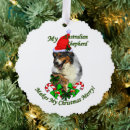Search for australian shepherd christmas cards Pet
