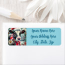 Search for holstein return address labels Cow