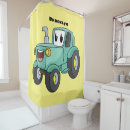 Search for tractor shower curtains Cartoon