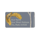 Search for birch tree return address labels Nature