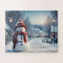 Search for snow scene puzzles Xmas