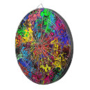 Search for pink and blue dartboards Colourful