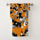 Search for orange and black bath towels Modern