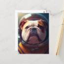 Search for funny bulldog postcards Ai generated