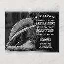 Search for retirement postcard invitations Celebration