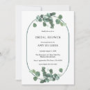 Search for greenery shower wedding invitations Eucalyptus