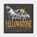 Search for yellowstone national park magnets Vintage