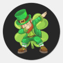 Search for irish leprechaun stickers Shamrock
