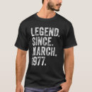 Search for 45 years tshirts Design