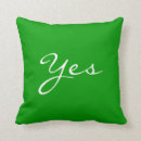 Search for yes no cushions Green