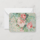 Search for vintage roses note cards Pink