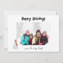 Search for snowman photo cards Modern