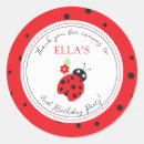 Search for lady bug birthday stickers Ladybird