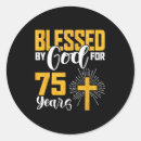 Search for 75 years old stickers 75th