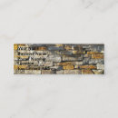 Search for natural stone business cards Brick