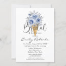 Search for ice blue bridal shower invitations Watercolor