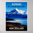 Search for new zealand travel posters Aoraki