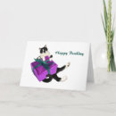 Search for white cat birthday cards Party