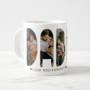 Search for big letters mugs Dad