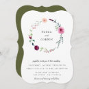 Search for fuchsia rose wedding invitations Elegant