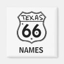 Search for route 66 magnets Texas