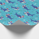 Search for shark christmas wrapping paper Ocean