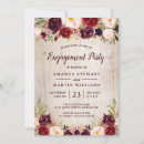 Search for county invitations Burgundy