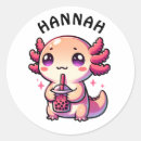 Search for cute axolotl stickers Kawaii