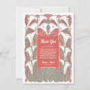 Search for red lily thank you cards Vintage