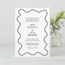 Search for squiggle invitations Contemporary