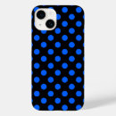 Search for blue and black iphone cases Polka dots