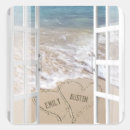 Search for heart in sand stickers Romance