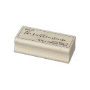 Search for personalization rubber stamps Return address