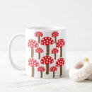 Search for cute mushrooms mugs Red