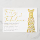 Search for fab forty invitations Gold