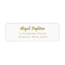 Search for retired return address labels Modern
