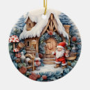 Search for gnome ceramic christmas tree decorations Scandinavian
