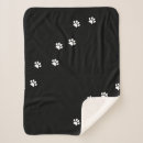Search for paw print blankets Cat lover